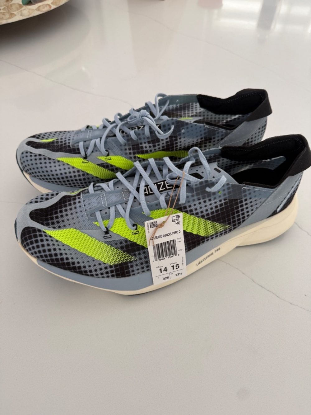 Adidas Adizero Adios Pro 3 Sneakers Running Athletic Trainers NWT